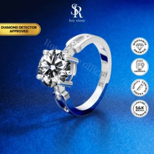 Cincin Classic Solitaire Moissanite - Image 4