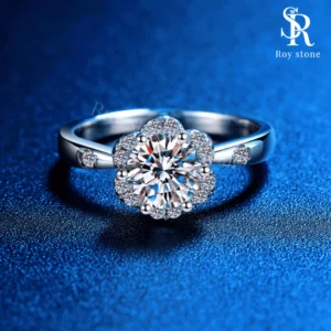 Cincin Daisy Moissanite