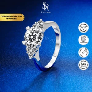 Cincin Springkle Love Moissanite - Image 5