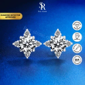 Anting Springkle Moissanite