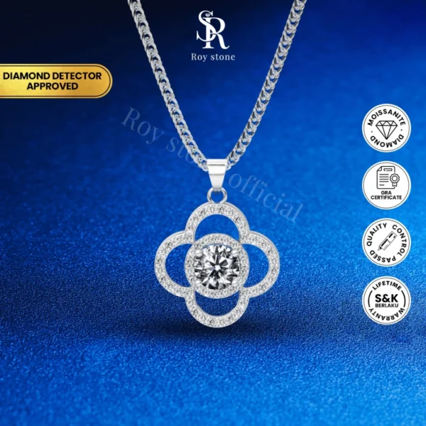 Kalung Daisy Moissanite