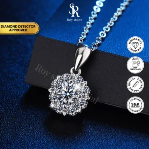 Kalung Flower Moissanite - Image 4