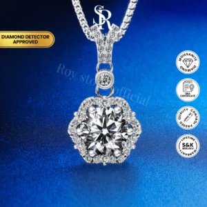 Kalung Violet Moissanite