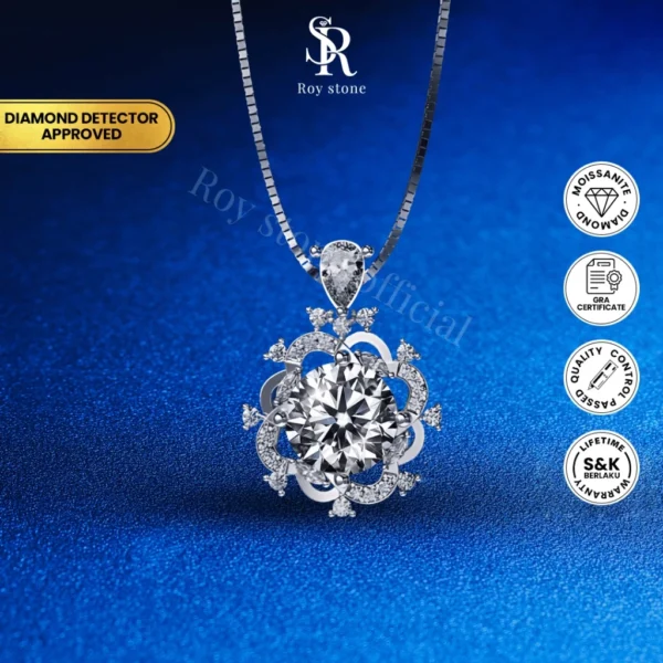 Kalung New Frozen Moissanite