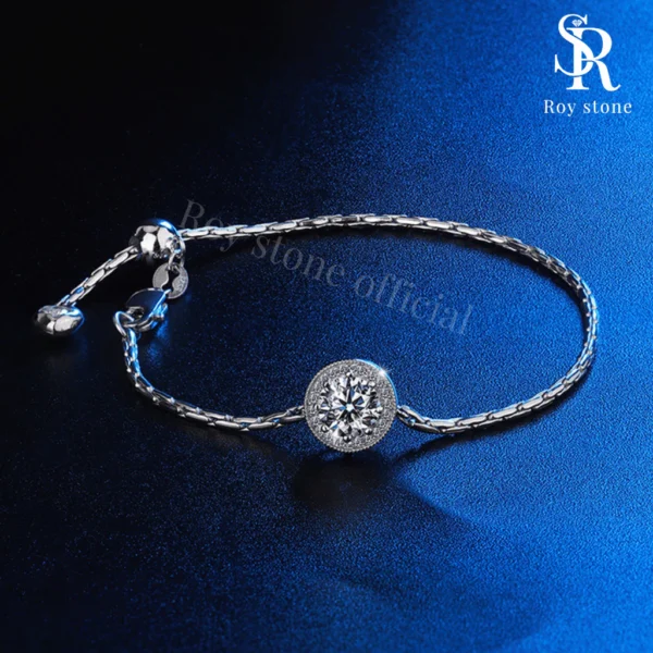 Gelang Simple Athena Round Moissanite